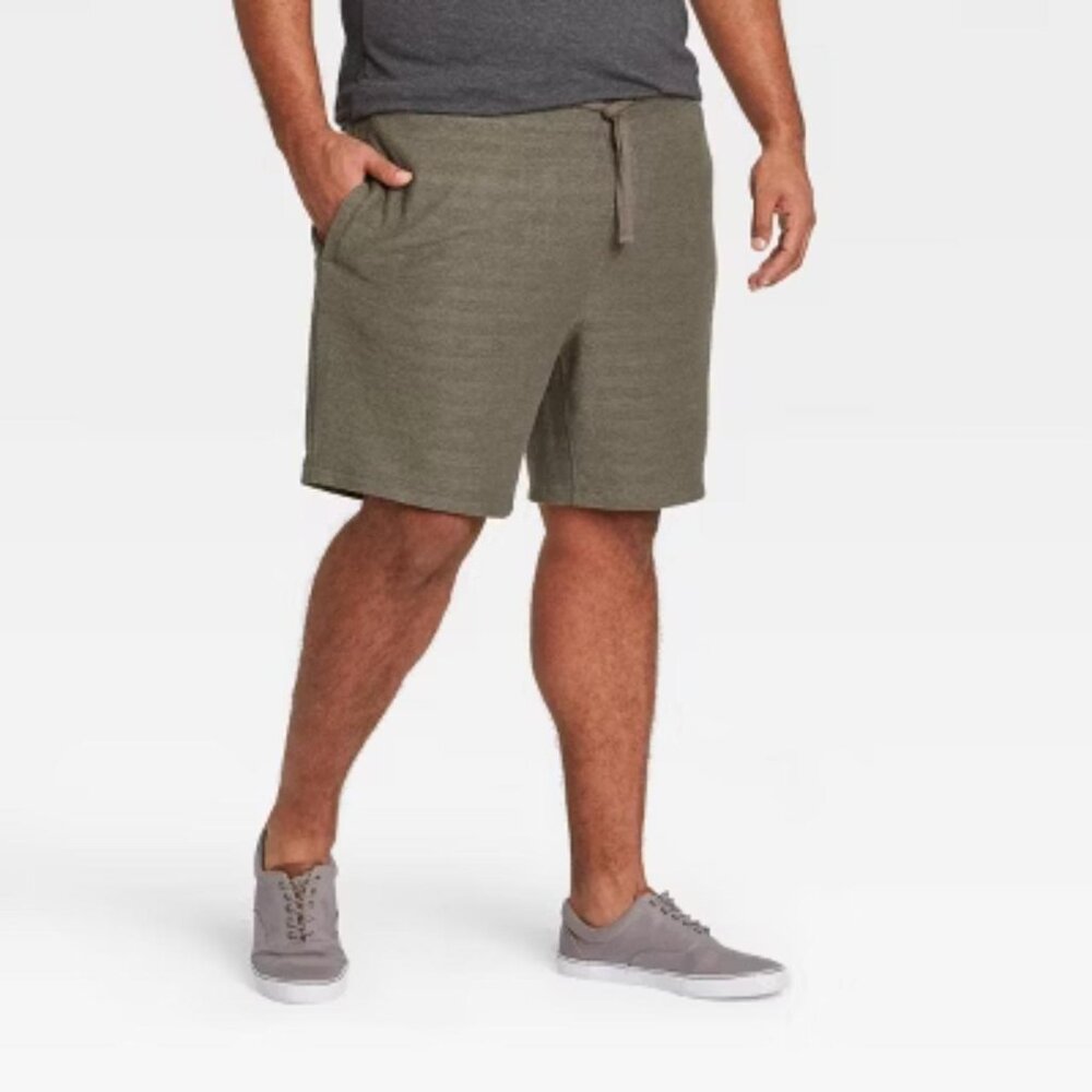 Men's 8.5" Elevated Knit Shorts-Green-Goodfellow & Co.